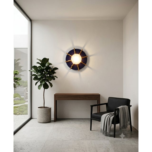 Ceramic Ceiling Light from Marioni Paolo, 1980s For Sale - Image 9 of 9