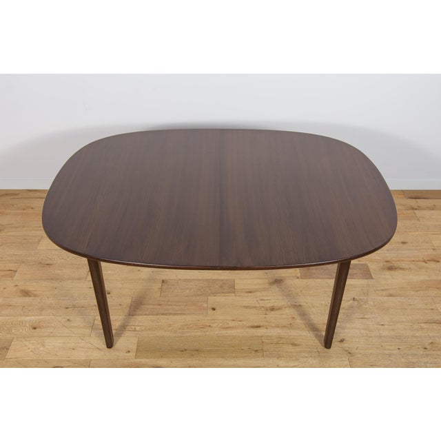 Ole Wanscher Mid-Century Extendable Dining Table by Ole Wanscher for Poul Jeppesens Furniture Factory, Denmark, 1960s For Sale - Image 4 of 18