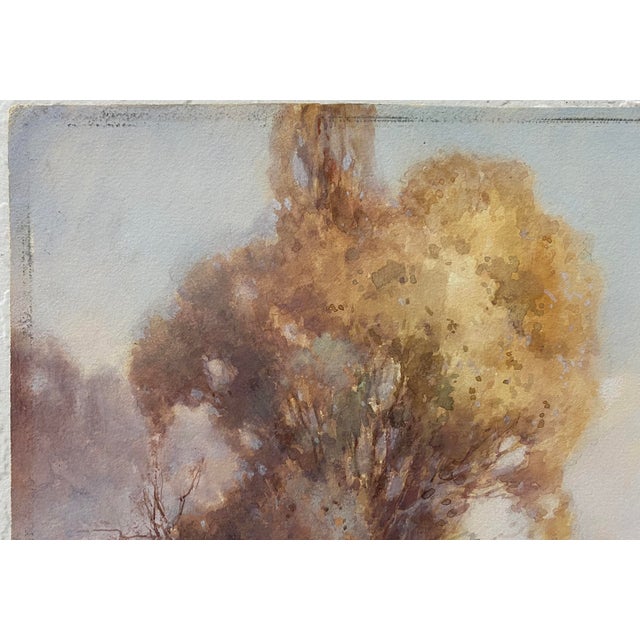 William Knox "Dream City" Original Watercolor C.1920 For Sale - Image 4 of 9