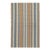 Dash & Albert by Annie Selke Blue Heron Stripe Woven Cotton Rug, 2' x 3' For Sale