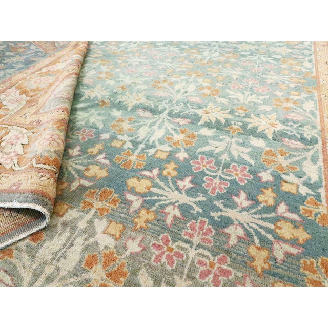 Galerie Shabab Collection Mid-20th Century Indian Amritsar Rug For Sale - Image 10 of 11