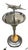 Art Deco 1930s Streamline Art Deco Airplane Chrome Drink Glass Top Side Table W/ Light Up Base For Sale - Image 3 of 10