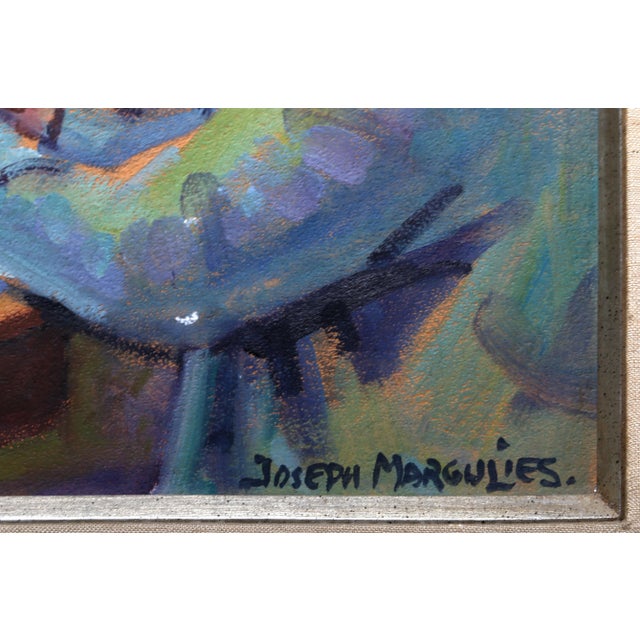 Men Playing Cards by Joseph Margulies, American (1896–1986) Date: circa 1960 Gouache on Board, signed lower right Size: 16...