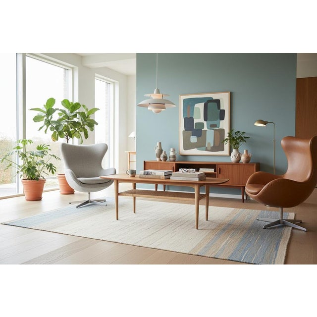 Danish Coffee Table attributed to Børge Mogensen for Fredericia Stolefabrik, 1950s For Sale - Image 11 of 14