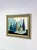Transitional Vintage Original Oil Painting Still Life Bottles Jugs, Framed Art, Canvas, Blue For Sale - Image 3 of 11