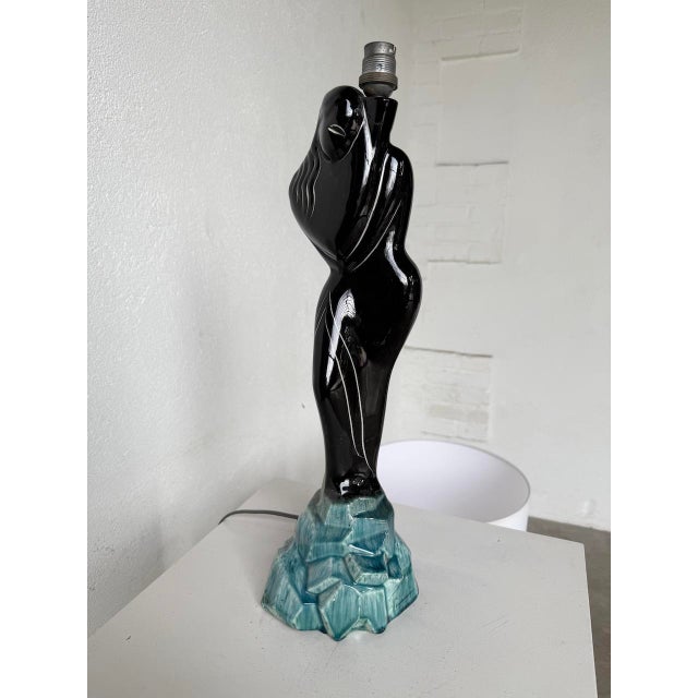 Ceramic Female Table Lamp from Monacera, Monaco, 1970s For Sale - Image 16 of 18