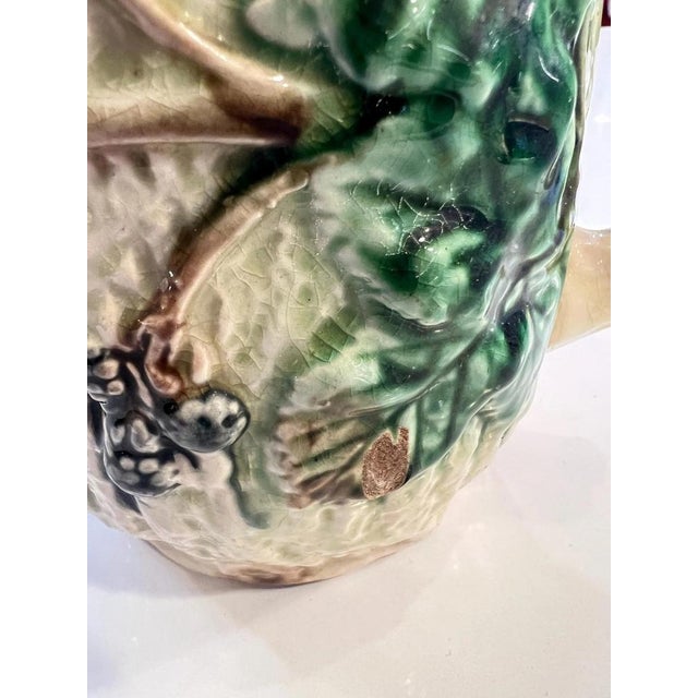 Beige Art Nouveau Jug from Minton, 1900s For Sale - Image 8 of 9