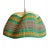 Textile Contemporary Bolga Wave Basket Pendant Light For Sale - Image 7 of 7