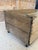 Late 19th Century Late 19th Century Primitive Pine Blanket Storage Chest on Original Casters For Sale - Image 5 of 12