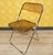 1970s Plia Folding Chair in Brown Plastic by Giancarlo Piretti for Castelli / Anonima Castelli, 1970s For Sale - Image 5 of 12