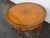French French Inlay Round Coffee Table With Brass Apron 6349 For Sale - Image 3 of 11