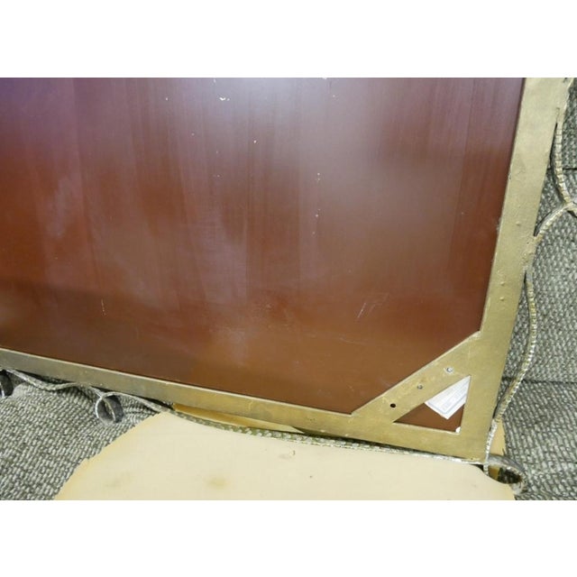 Italian Modernist Metal Mirror by Pier Luigi Colli, 1940s For Sale - Image 12 of 18