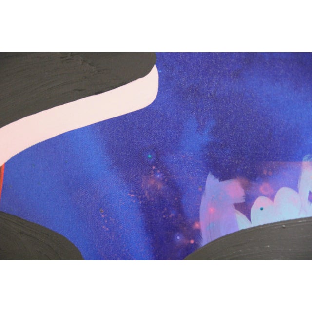 "Turtle's Landscape 1" Large Abstract Contemporary Biomorphic Landscape Painting 2018 For Sale - Image 4 of 8