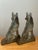 Vintage Bronze Dog Bookends - A Pair For Sale - Image 14 of 16