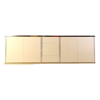 Vintage Lacquered Sideboard, 1980s For Sale