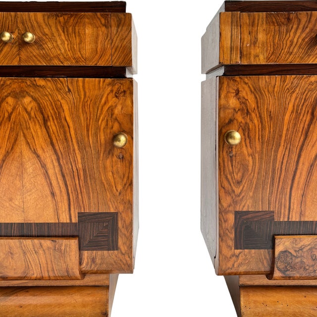French Art Deco Side Tables, 1930s, Set of 2 For Sale - Image 10 of 13