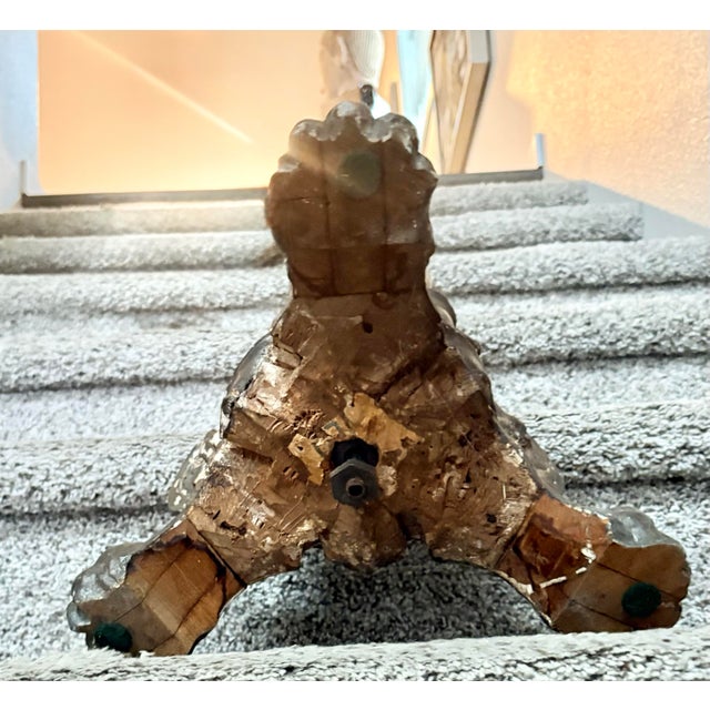 18th C.Italian Church Alter Candlestick Fitted as Floor Lamp, Needs Lamp Parts, 38” H For Sale - Image 9 of 12