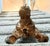 18th C.Italian Church Alter Candlestick Fitted as Floor Lamp, Needs Lamp Parts, 38” H For Sale - Image 9 of 12