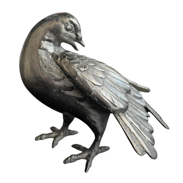 Set of Three Pigeon Sculptures For Sale - Image 10 of 12