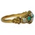 Antique 18k Gold Pearl and Turquoise Ring For Sale - Image 4 of 11