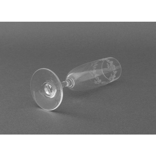 Baccarat Baccarat Crystal "Sevigne" Champagne Glasses, 5 For Sale - Image 4 of 5