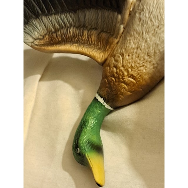 Midcentury Mallard Duck Statue For Sale - Image 6 of 12