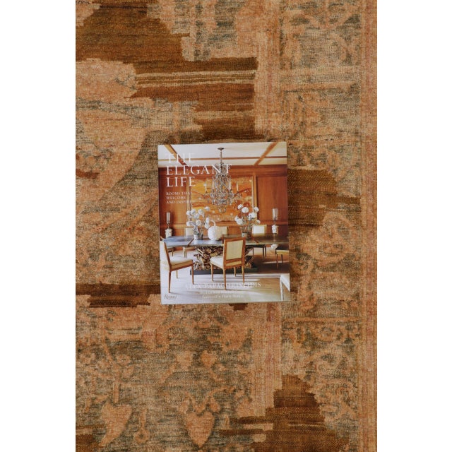 Contemporary Oriental Floral Wool & Natural Silk Rug by Rug & Kilim, India For Sale - Image 10 of 10
