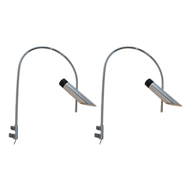 Tharsis Wall Lights attributed to LP Oliva for Fase, 1970, Set of 2 For Sale