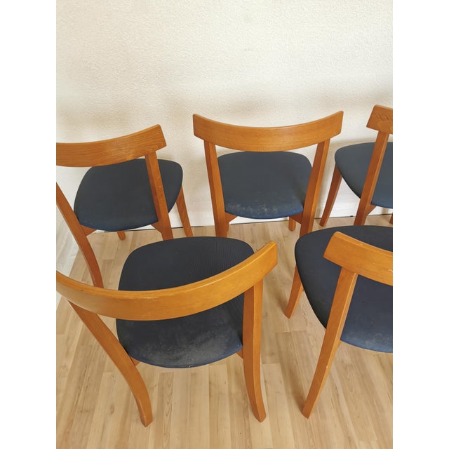 Vintage Dining Chairs from Calligaris, 1990s, Set of 7 For Sale - Image 17 of 18