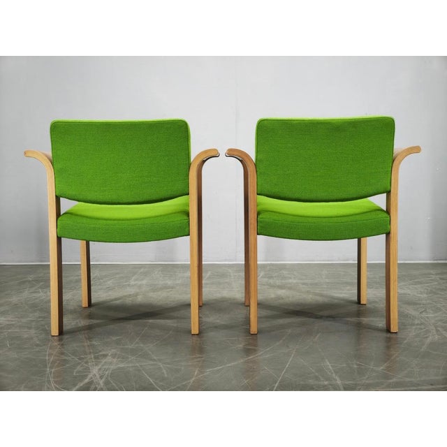 1960s Danish Oak Armchairs by Magnus Olesen, 1960s, Set of 4 For Sale - Image 5 of 17