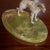 A very good and large cold painted bronze desk companion for pens and pencils. The Borzoi is also known as a Russian...