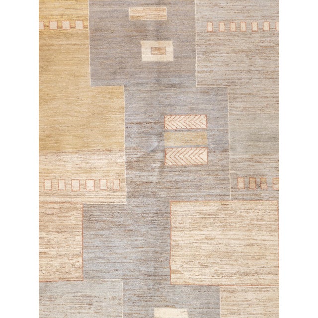 Persian Contemporary Gabbeh Rug 4'10'' X 6'6'' For Sale - Image 3 of 11