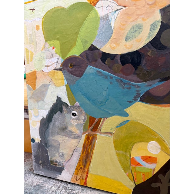 Boho Chic “Camp” a Painting by LWren Walraven For Sale - Image 3 of 9