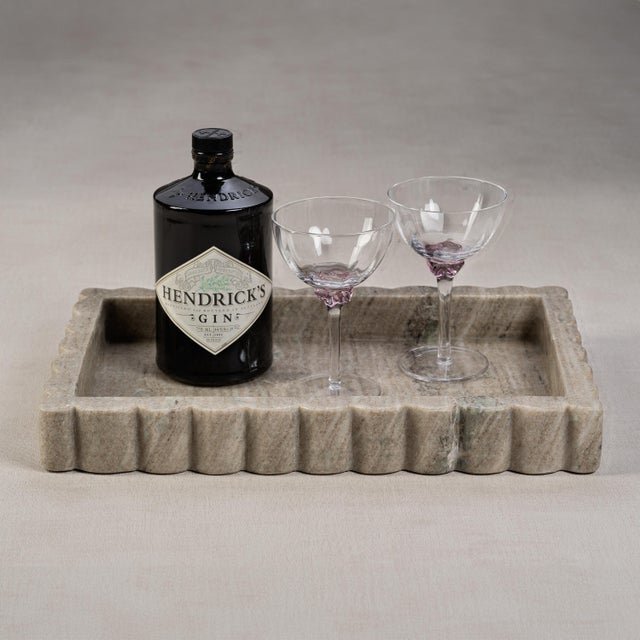 The Baffin Scallop Marble Tray is a beautiful and functional tool. The tray is designed with delicate scalloped edges that...