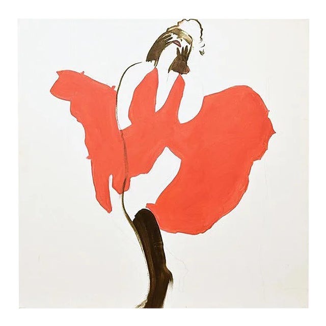 Red Passion - Original Oil on Canvas by Anastasia Kurakina - 2019 2019 For Sale