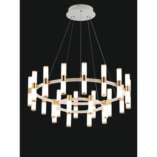 Collection pioggia di luce chandelier, metal, lcs 104/2/85 by jago dimensions: d 85 x h 120 cm. Materials: metal. Power :...