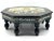 This flat, octagonal lacquer table originates from Rajasthan and is a striking example of traditional Indian...