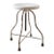 1920s Industrial Adjustable Steel Stool For Sale