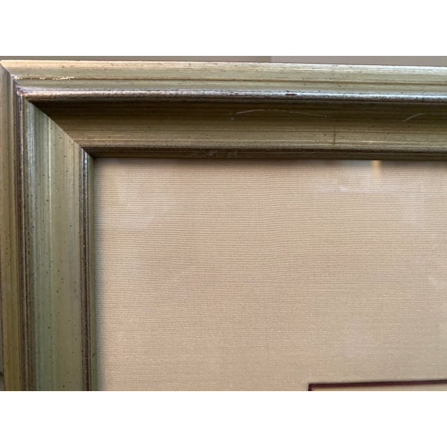 Green Late 19th Century Botanical Orchid Print, Framed For Sale - Image 8 of 10