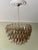 Sand-Colored Murano Glass Poliedri Chandelier in the style of Scarpa For Sale - Image 13 of 13