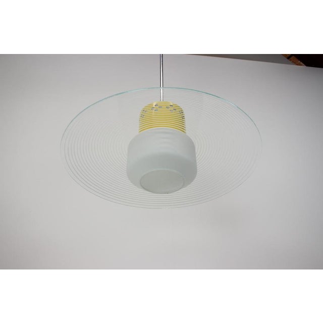 Mid-Century Glass Pendant, 1970s For Sale - Image 3 of 15