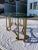 Mastercraft Brass "Race Track" Coffee Table in Faux Bamboo For Sale - Image 10 of 13