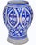 Early 20th Century Handmade Moorish-Patterned Blue Ceramic-Art Vase For Sale - Image 4 of 8