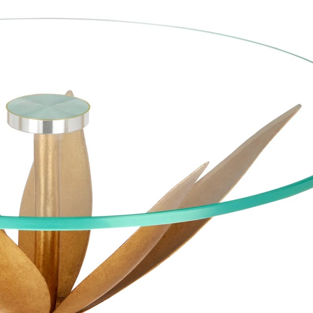 Transitional Currey & Company Paradiso Accent Table For Sale - Image 3 of 6