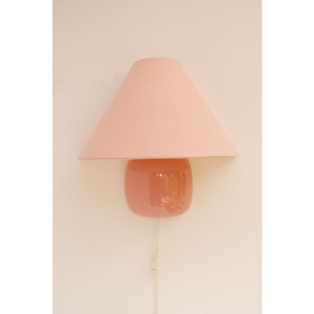 Vintage Scandinavian Wall Sconce in Pink from Ikea, 1980s For Sale - Image 9 of 17