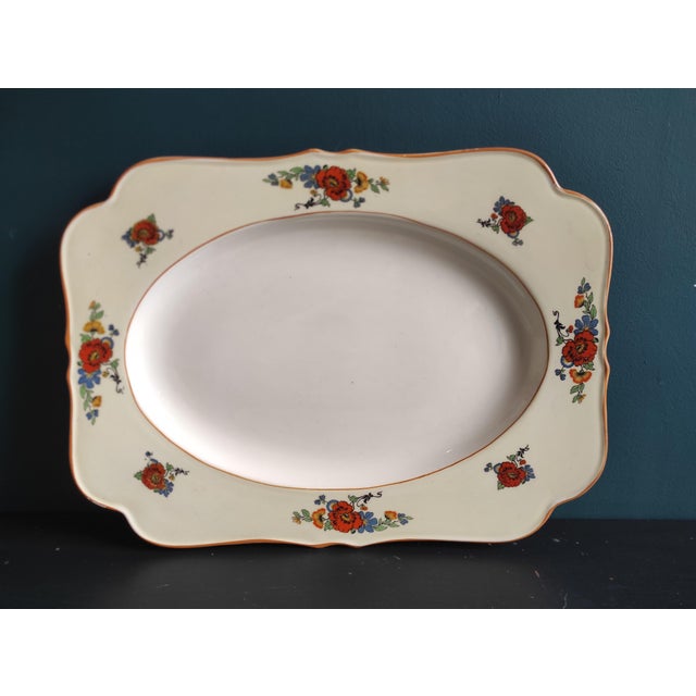 Vintage English Serving Plates from Crown Ducal, 1950s, Set of 2 For Sale - Image 6 of 10