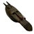 African Vintage Malian Hand-Carved Wood and Metal African Tribal Mask For Sale - Image 3 of 6