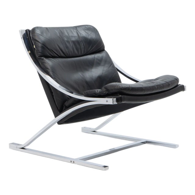 Zeta Armchair by Paul Tuttle for Strässle International, Switzerland, 1970s For Sale