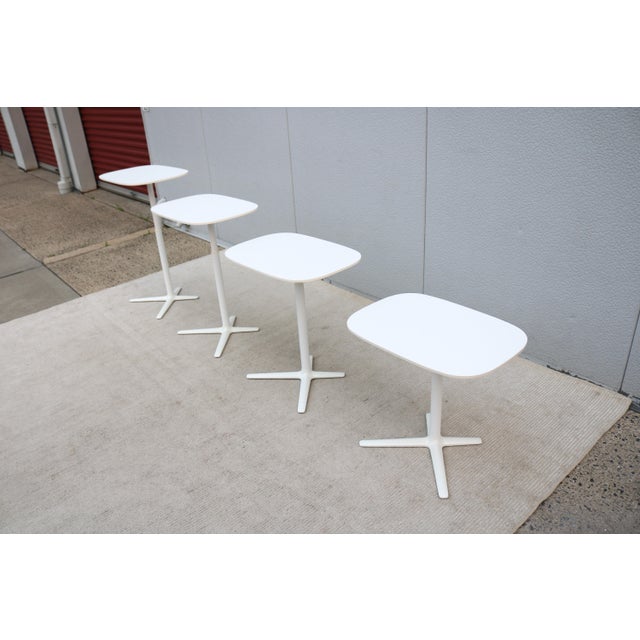 Modern Davis Furniture Lift Height Adjustable White Rectangle Occasional Table For Sale - Image 12 of 18