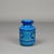 Mid-Century Modern Ceramic Vase in Blue Rimini Liberty by Aldo Londi for Bitossi, 1957s For Sale - Image 3 of 12